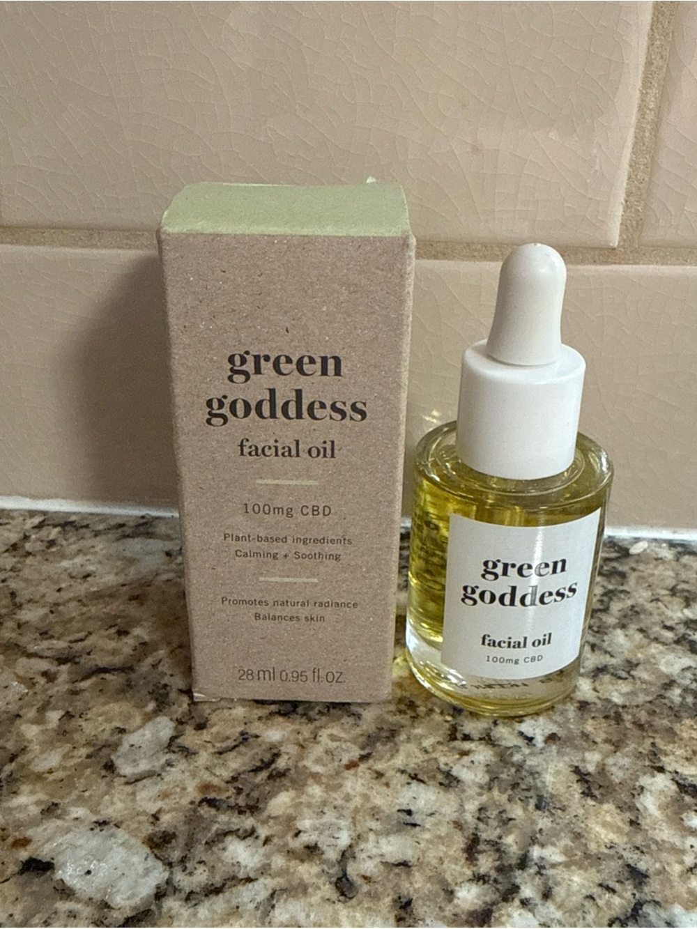 Green Goddess Facial Oil, NIB, discontinued